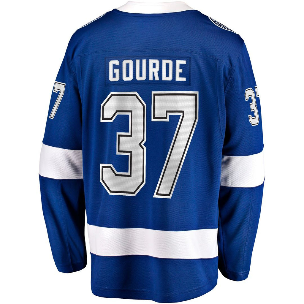 Yanni Gourde Tampa Bay Lightning Fanatics Home Breakaway Jersey - Blue