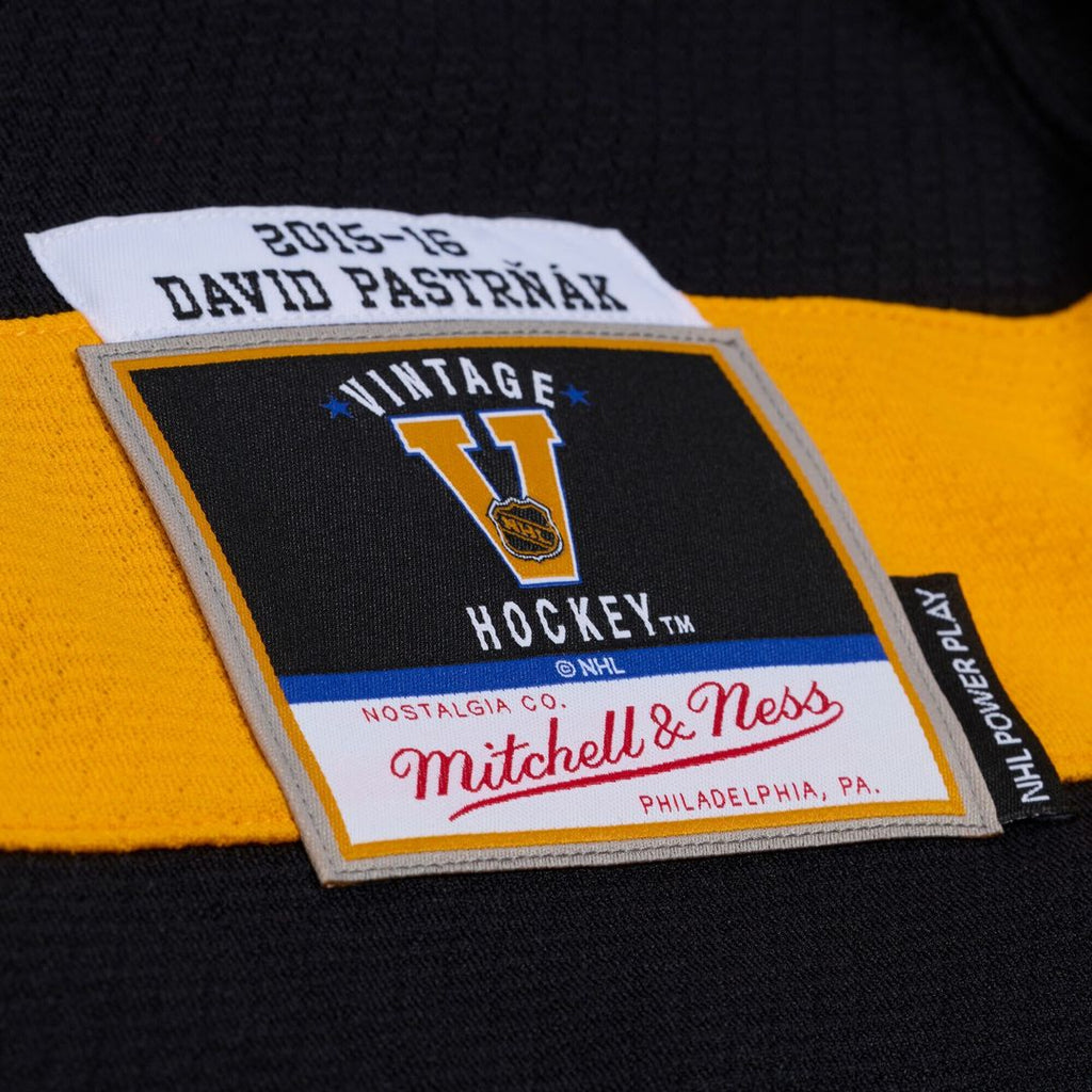 David Pastrnak Boston Bruins Mitchell & Ness 2015 Power Play Jersey - Black