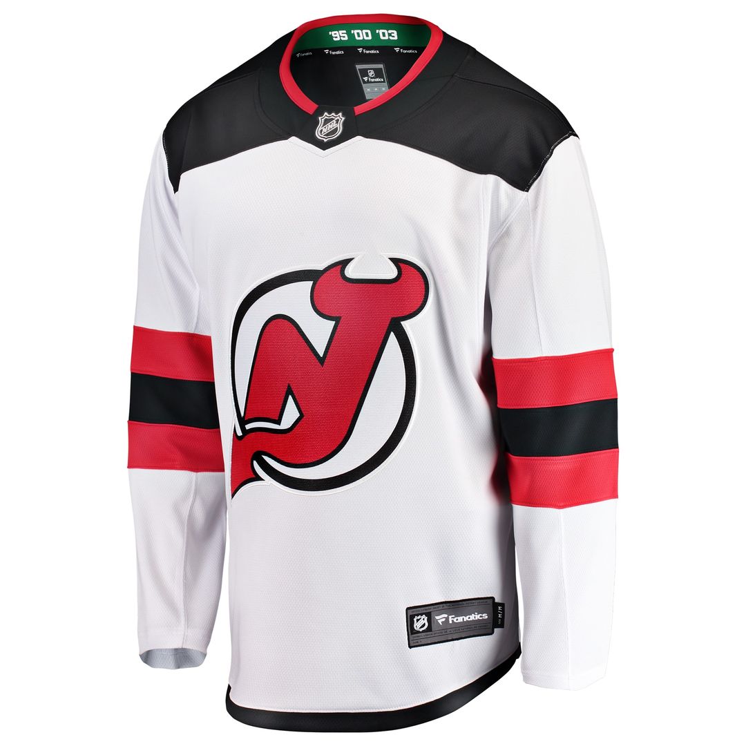 New Jersey Devils Fanatics Breakaway Away Jersey - White