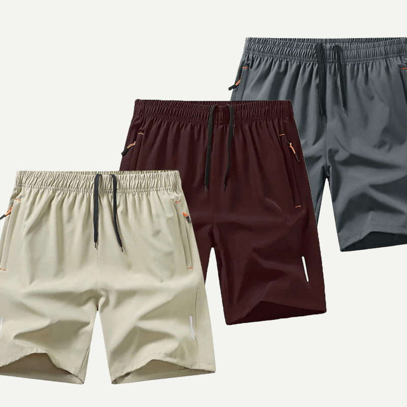 Men's Quick-Dry Training Shorts (3 PACK)