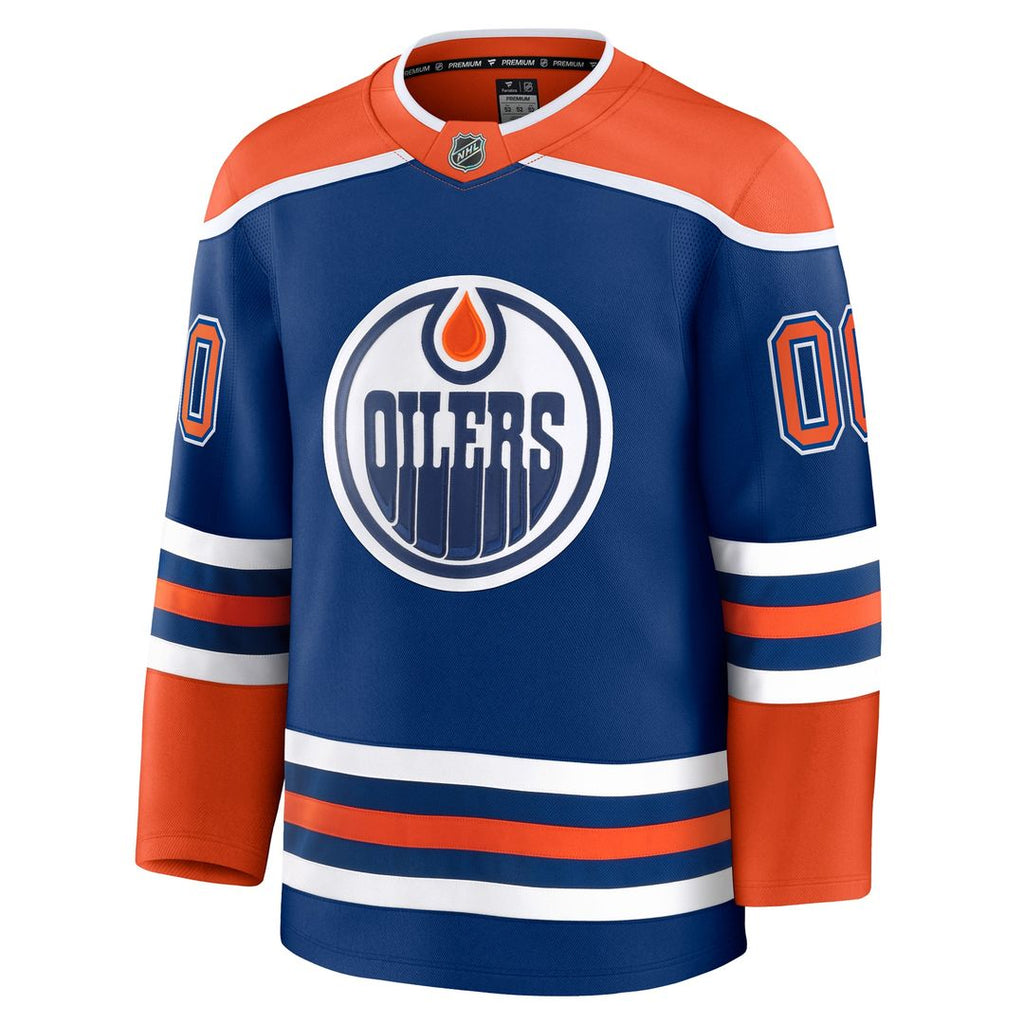 Edmonton Oilers Fanatics Alternate Premium Custom Jersey - Light Beige