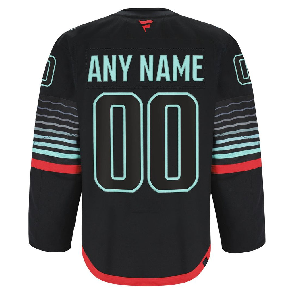 Seattle Kraken Fanatics Home Authentic Pro Custom Jersey - Navy