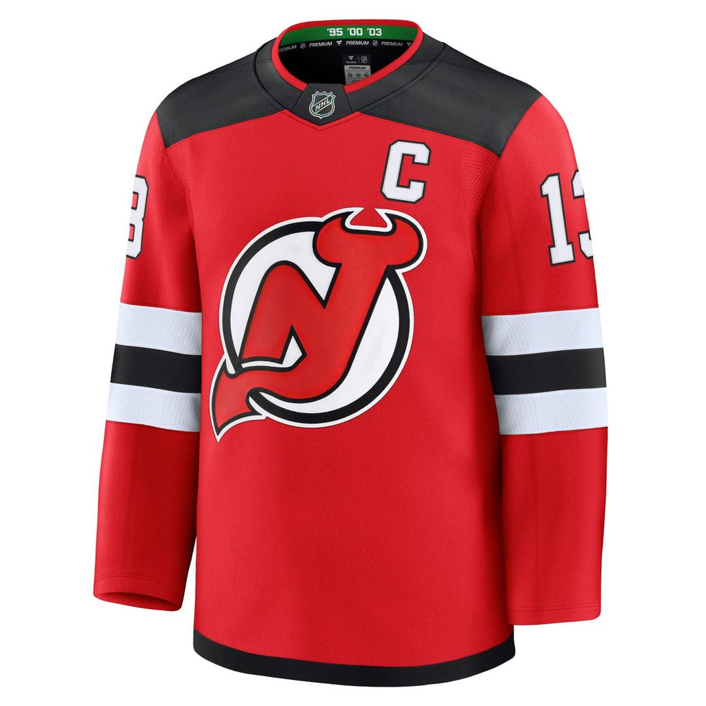 Nico Hischier New Jersey Devils Fanatics Away Premium Jersey - White