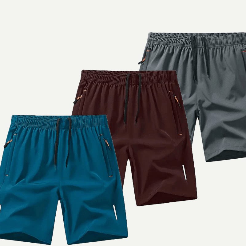 Men's Quick-Dry Training Shorts (3 PACK)