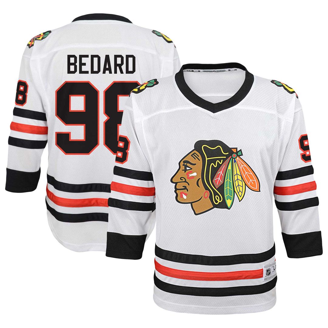 Connor Bedard Chicago Blackhawks Youth Home Replica Player Jersey - Red