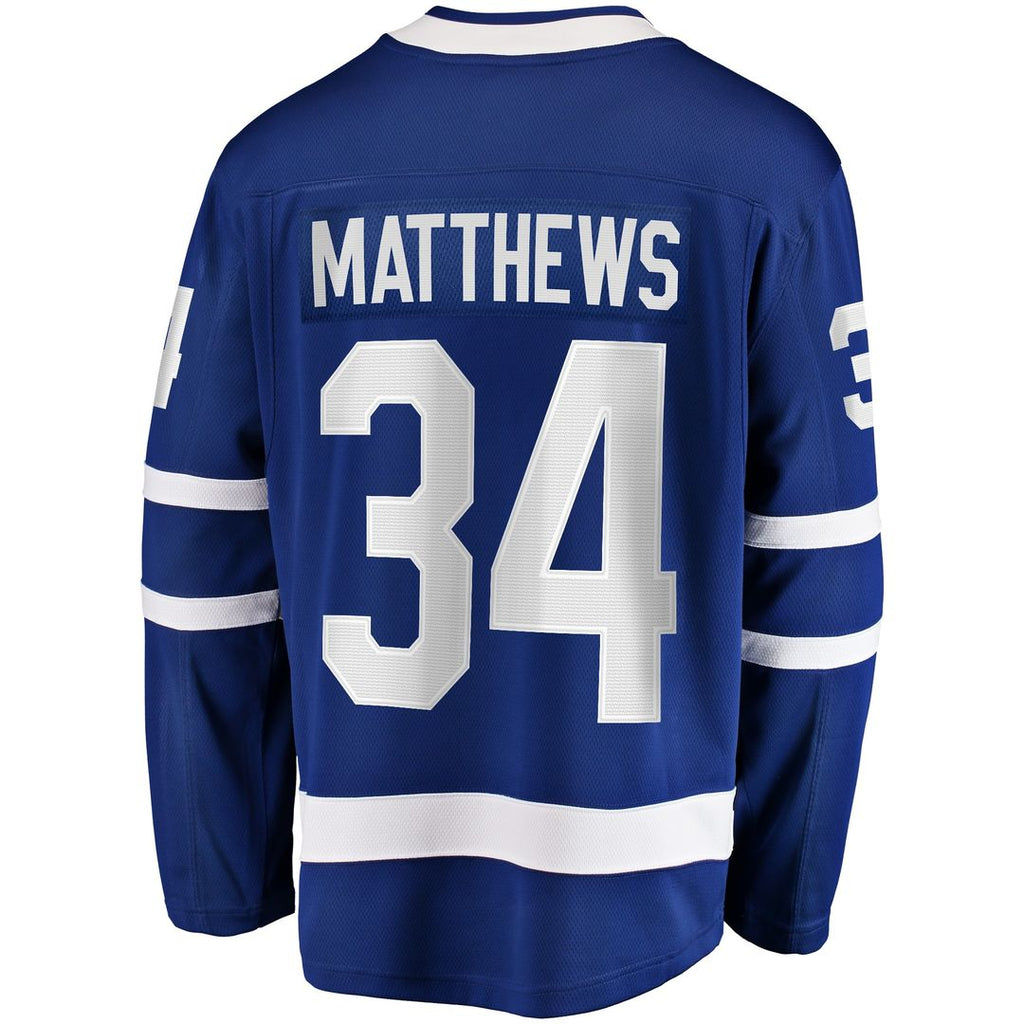 Auston Matthews Toronto Maple Leafs Fanatics Home Breakaway Jersey - Blue