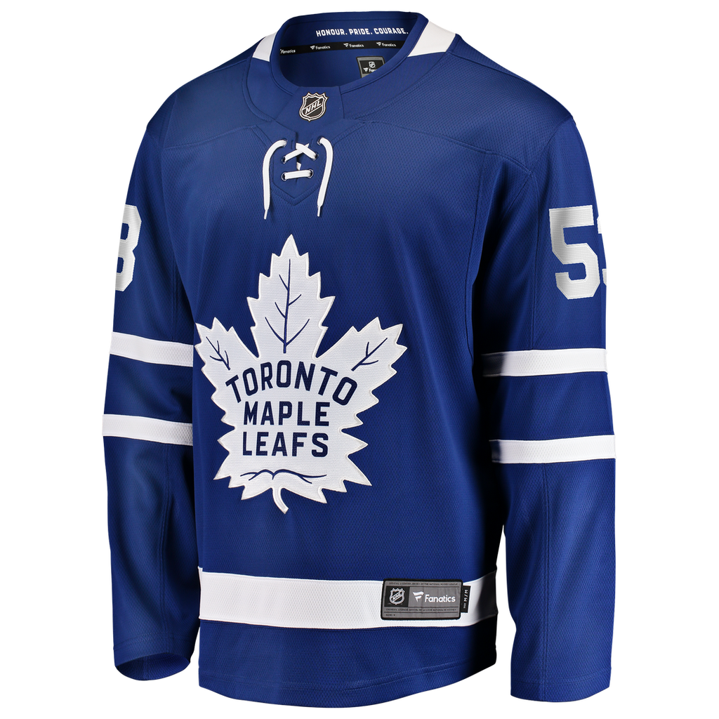 Easton Cowan Toronto Maple Leafs Fanatics Home Breakaway Jersey - Blue