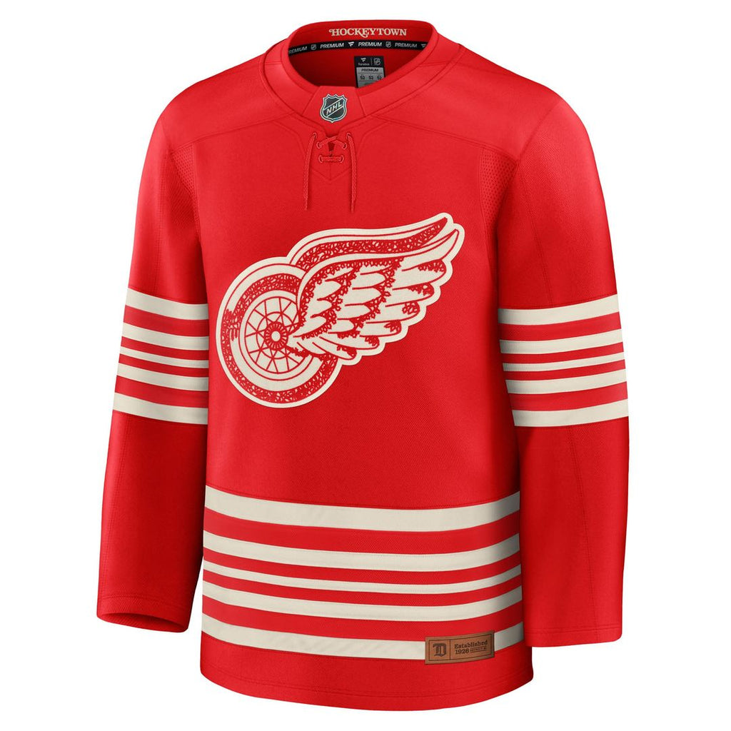 Detroit Red Wings Fanatics Centennial Premium Jersey - Red