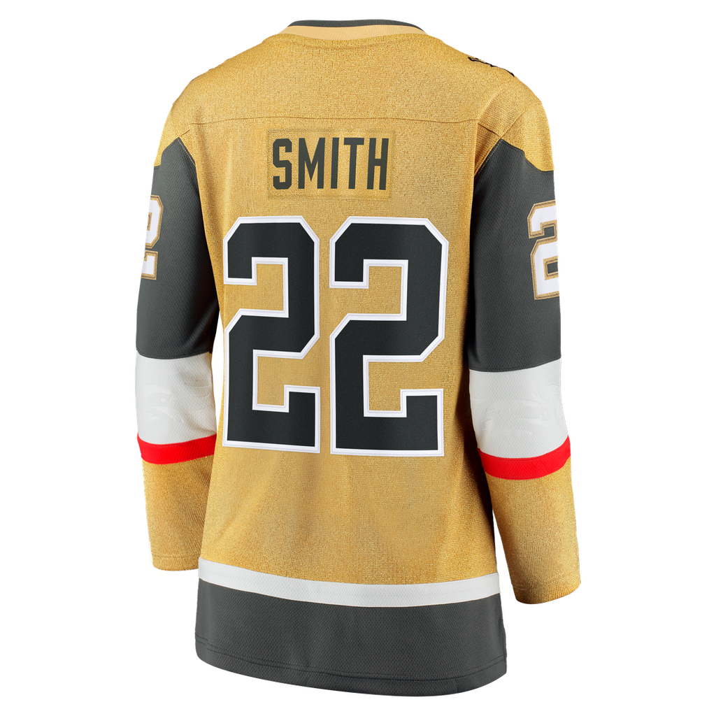 Cole Smith Vegas Golden Knights Fanatics Women's Home Breakaway Jersey - Gold