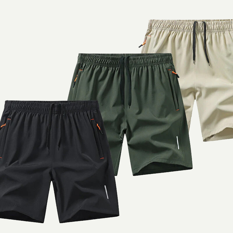Men's Quick-Dry Training Shorts (3 PACK)