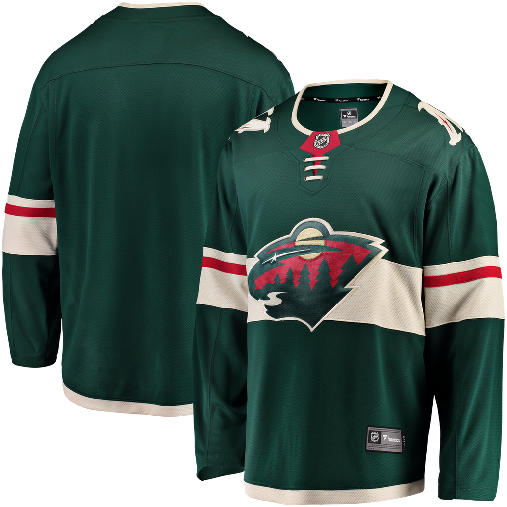 Minnesota Wild Fanatics Home Breakaway Jersey - Green