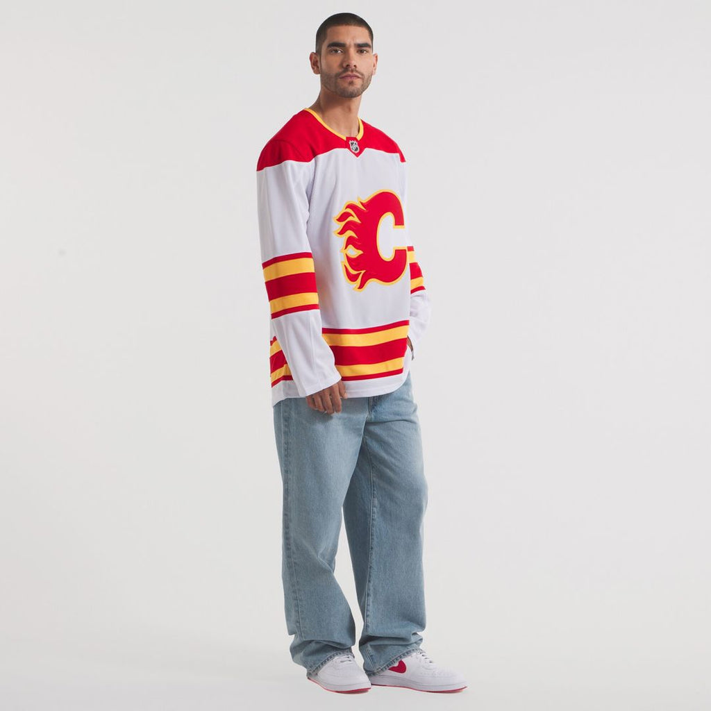 Calgary Flames Fanatics Away Premium Jersey - White