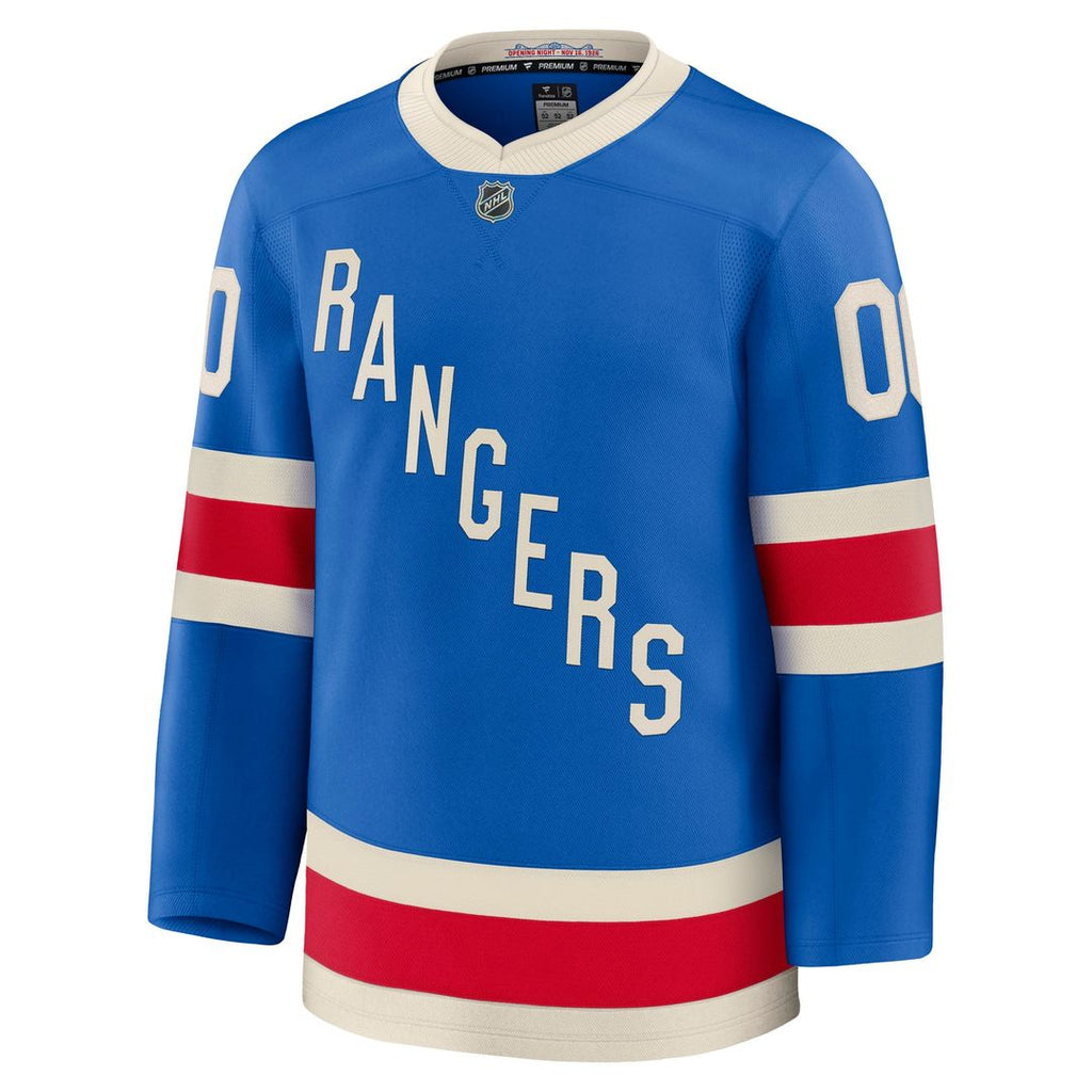 New York Rangers Fanatics Alternate Premium Custom Jersey - Navy