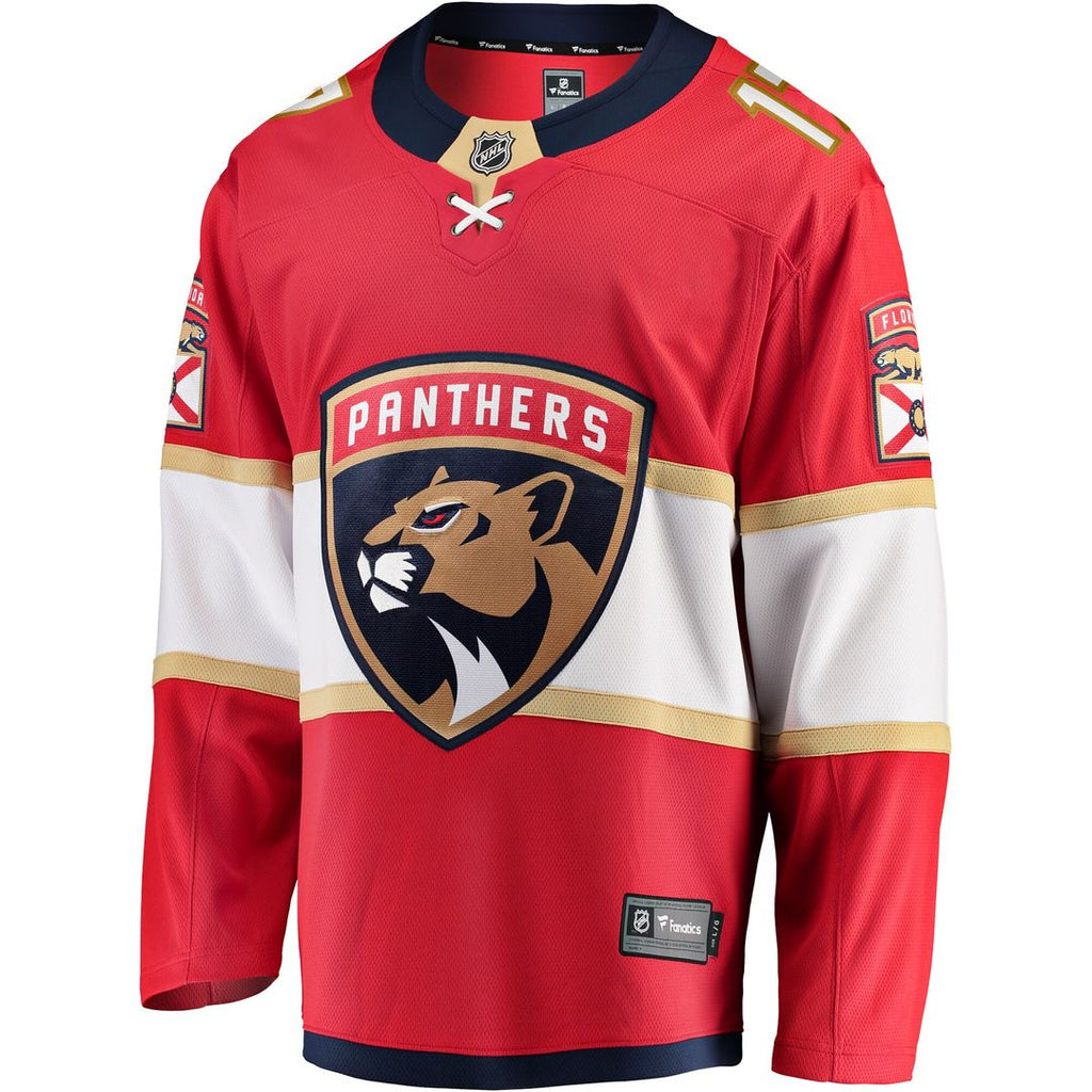 Evan Rodrigues Florida Panthers Fanatics Home Breakaway Jersey - Red
