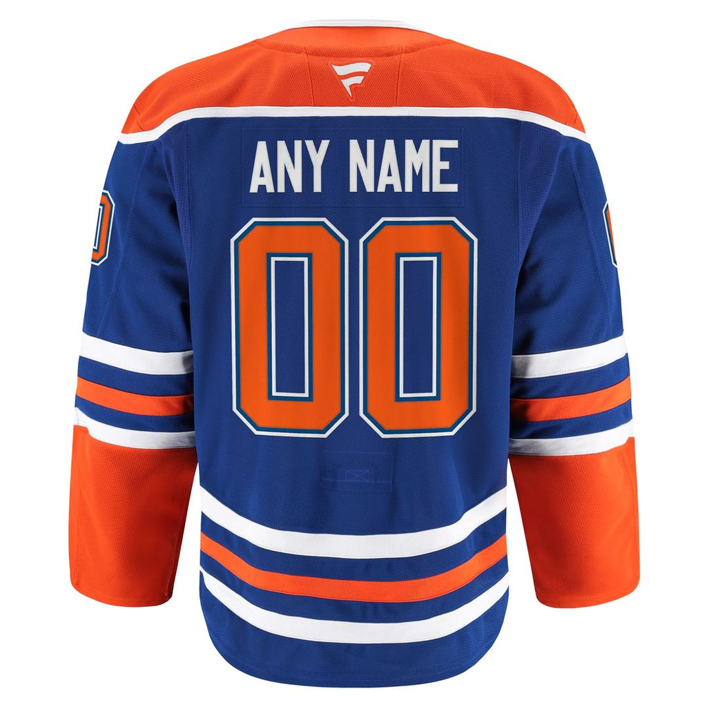 Edmonton Oilers Fanatics Home Authentic Pro Custom Jersey - Royal