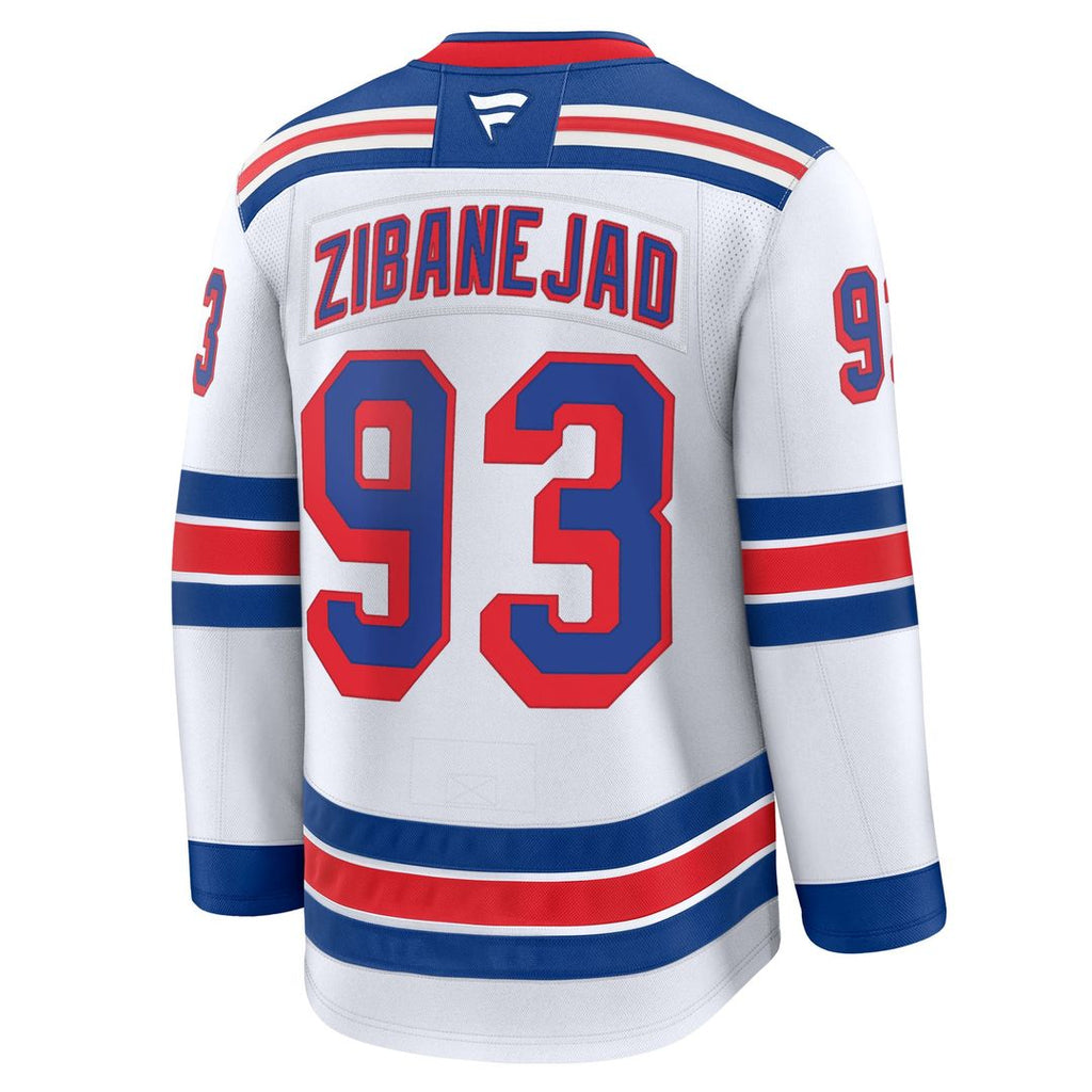 Mika Zibanejad New York Rangers Fanatics Home Premium Jersey - Blue