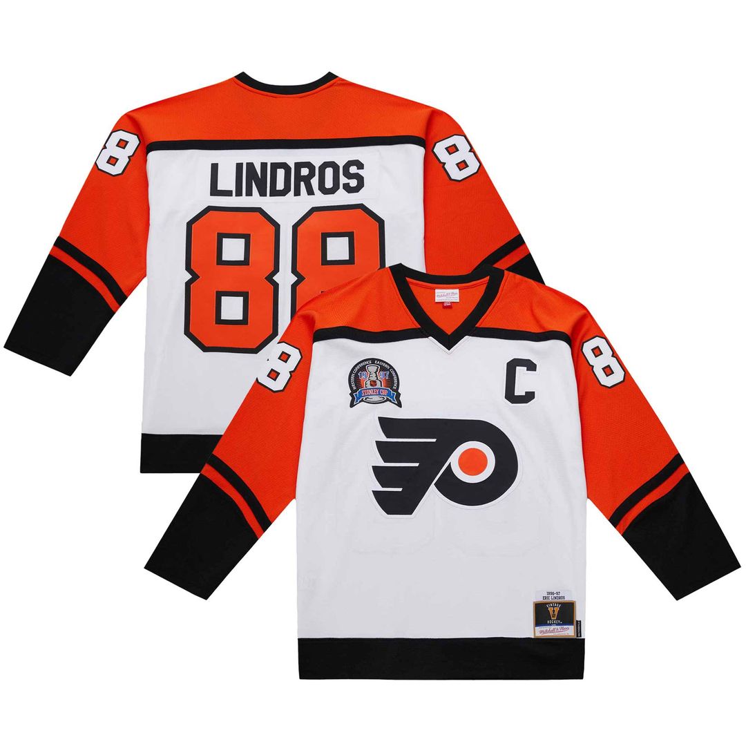 Eric Lindros Philadelphia Flyers 1996-97 Power Play Jersey - Orange