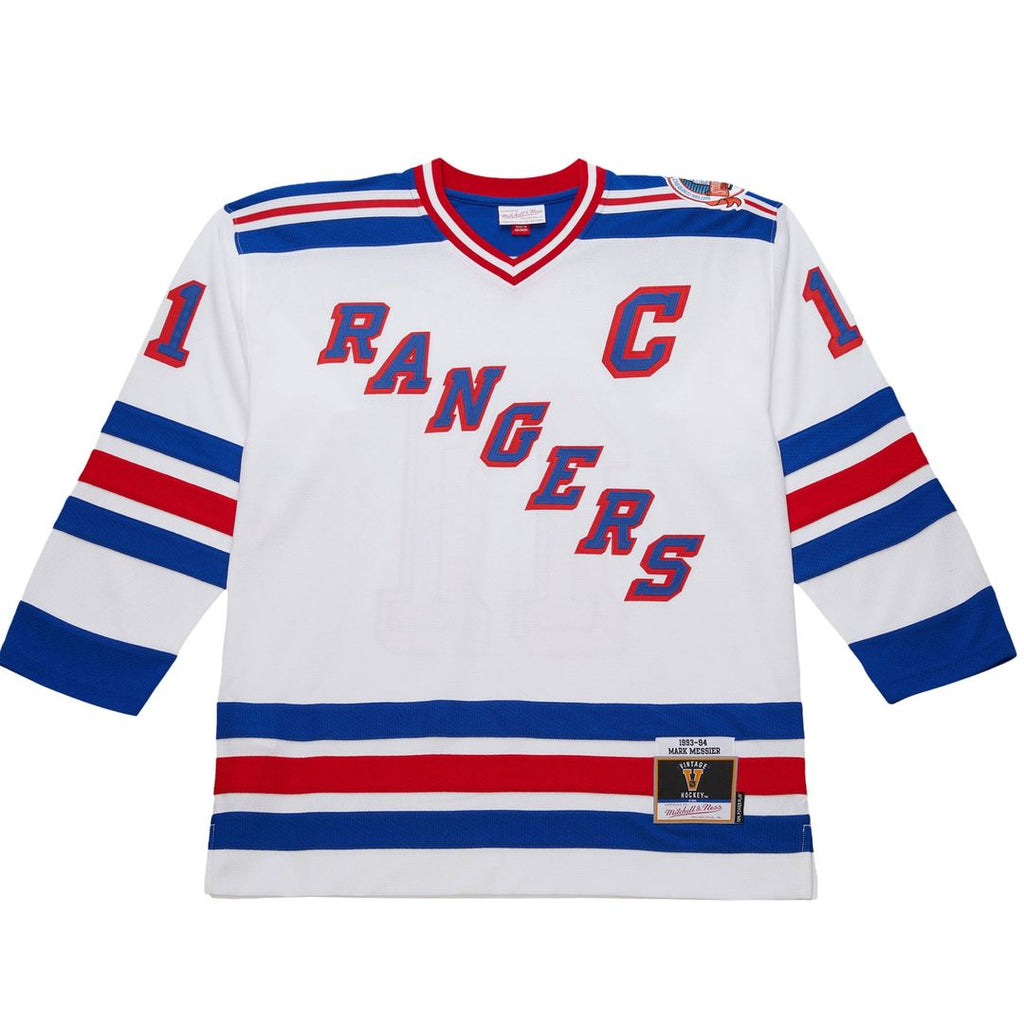 Mark Messier New York Rangers 1993-94 Power Play Jersey - Royal