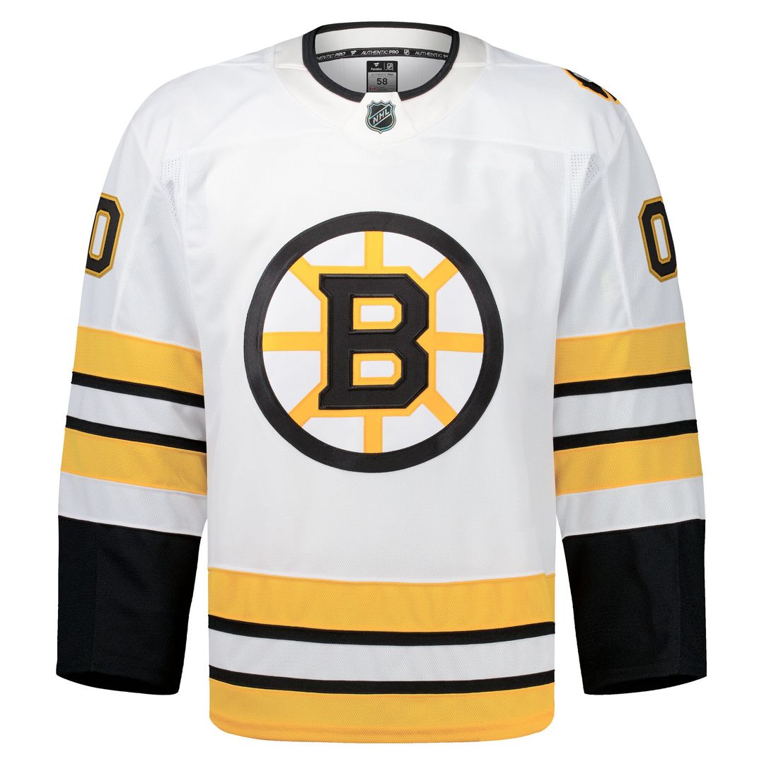 Boston Bruins Fanatics Home Authentic Pro Custom Jersey - Black
