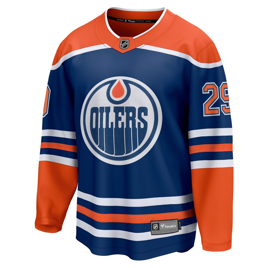 Leon Draisaitl Edmonton Oilers Fanatics Home Breakaway Jersey - Royal
