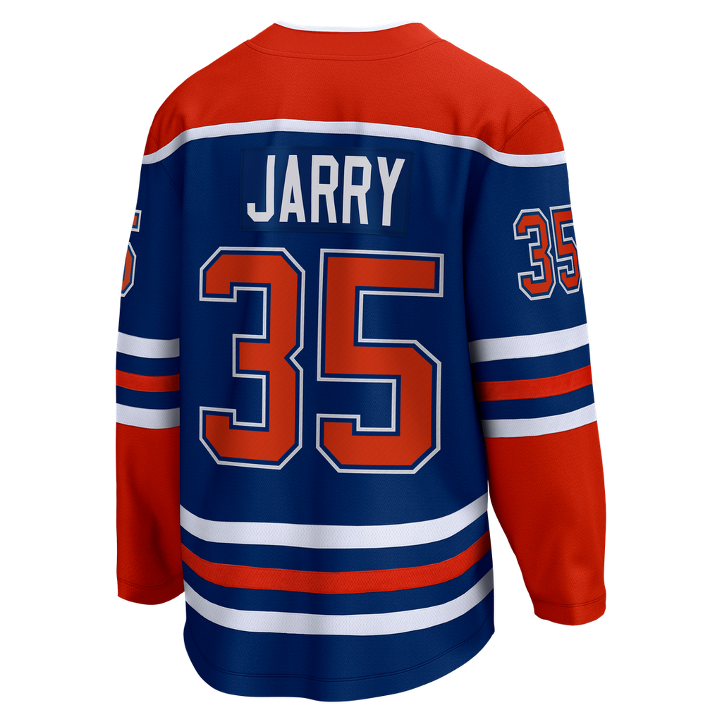 Tristan Jarry Edmonton Oilers Fanatics Home Premier Breakaway Player Jersey - Royal