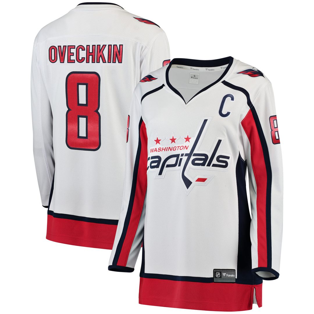Alexander Ovechkin Washington Capitals Fanatics Women's 50th Anniversary Breakaway Jersey - Black