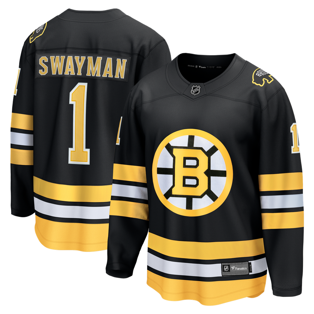 Jeremy Swayman Boston Bruins Fanatics Home Breakaway Jersey - Black