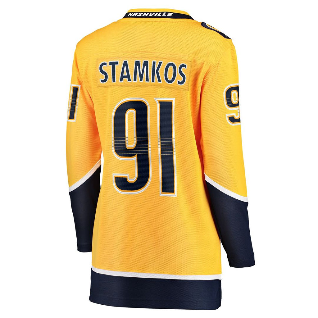 Steven Stamkos Nashville Predators Fanatics Women's Home Premier Breakaway Player Jersey Breakaway Jersey - Gold