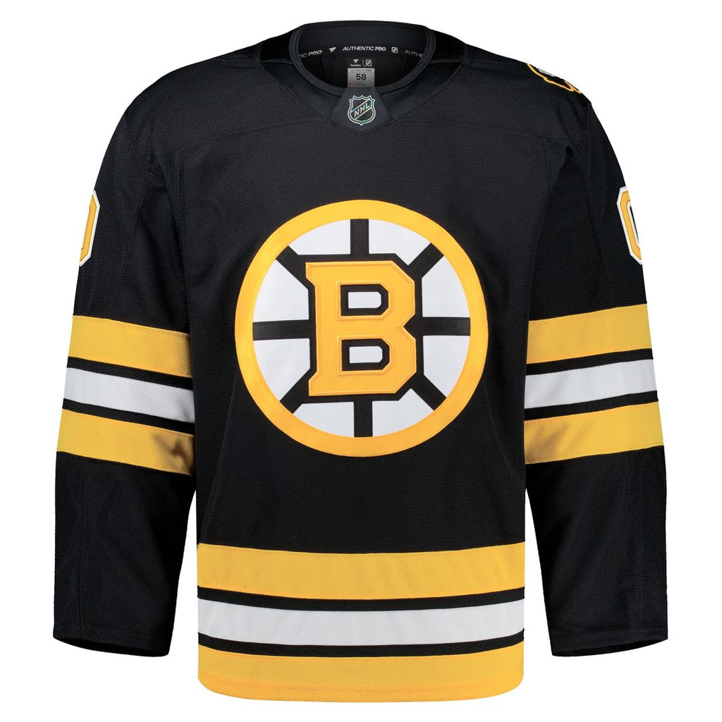 Boston Bruins Fanatics Home Authentic Pro Custom Jersey - Black