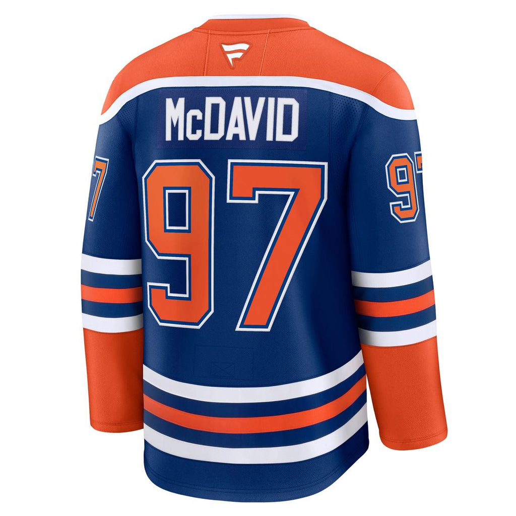 Connor McDavid Edmonton Oilers Fanatics Away Premium Jersey - White