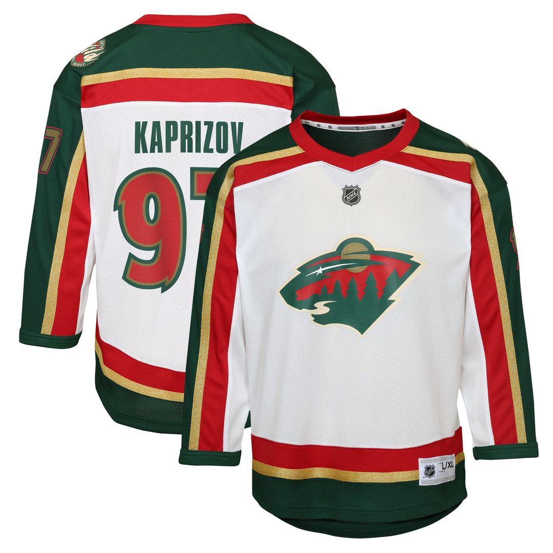 Kirill Kaprizov Minnesota Wild Youth Home Replica Player Jersey - Green
