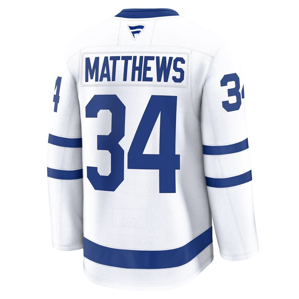 Auston Matthews Toronto Maple Leafs Fanatics Away Premium Jersey - White