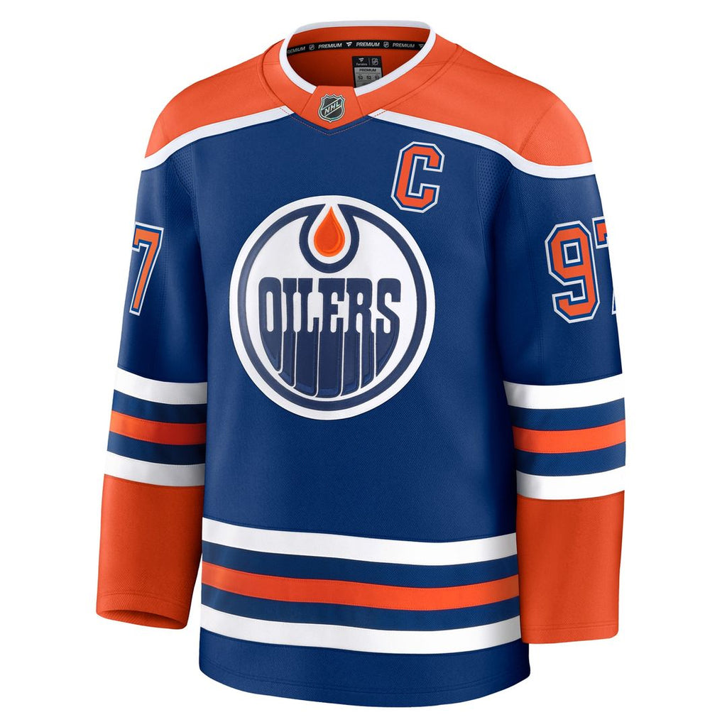 Connor McDavid Edmonton Oilers Fanatics Away Premium Jersey - White