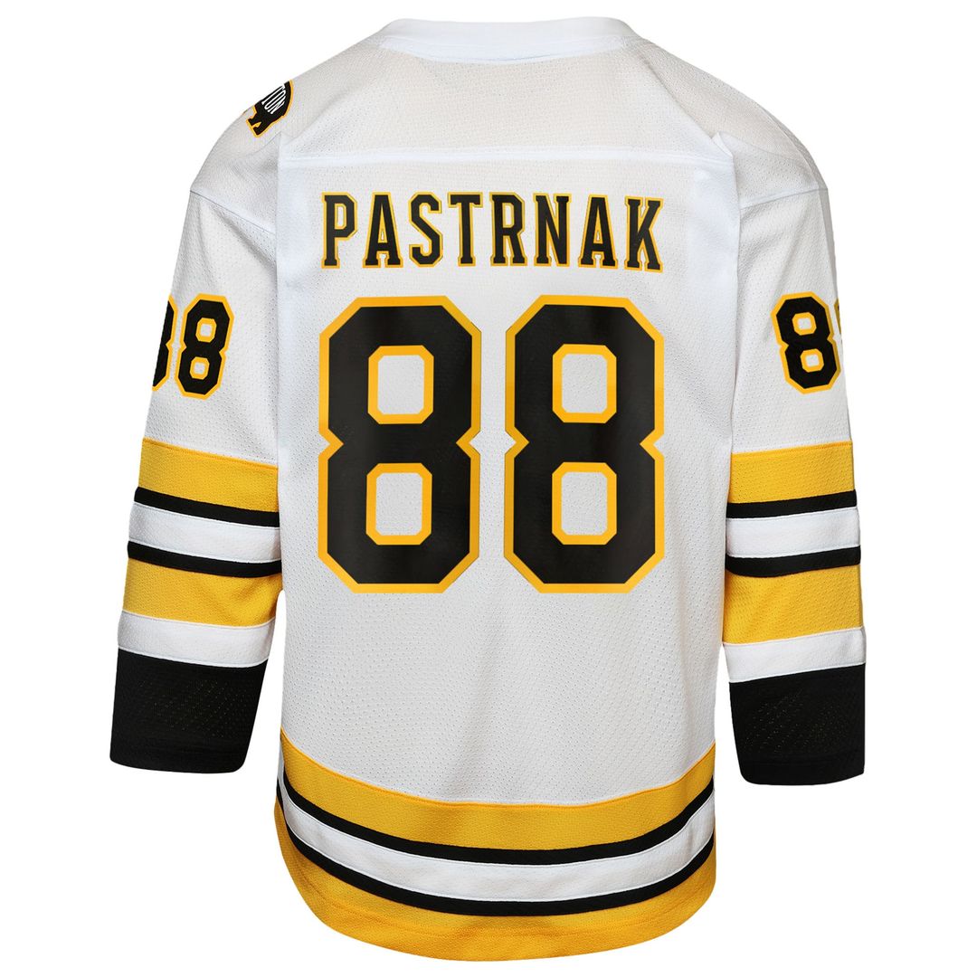 David Pastrnak Boston Bruins Youth Home Replica Player Jersey - White