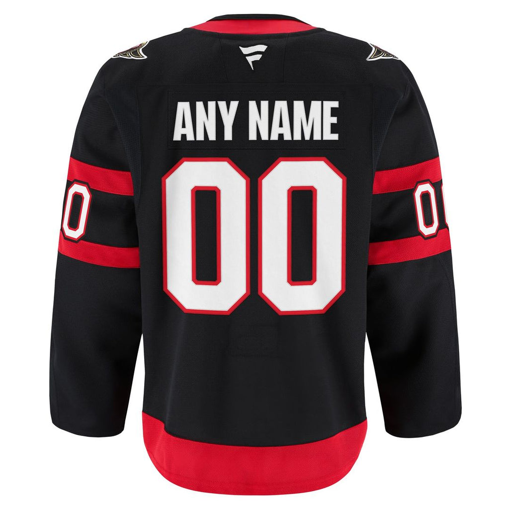 Ottawa Senators Fanatics Home Authentic Pro Custom Jersey - Black