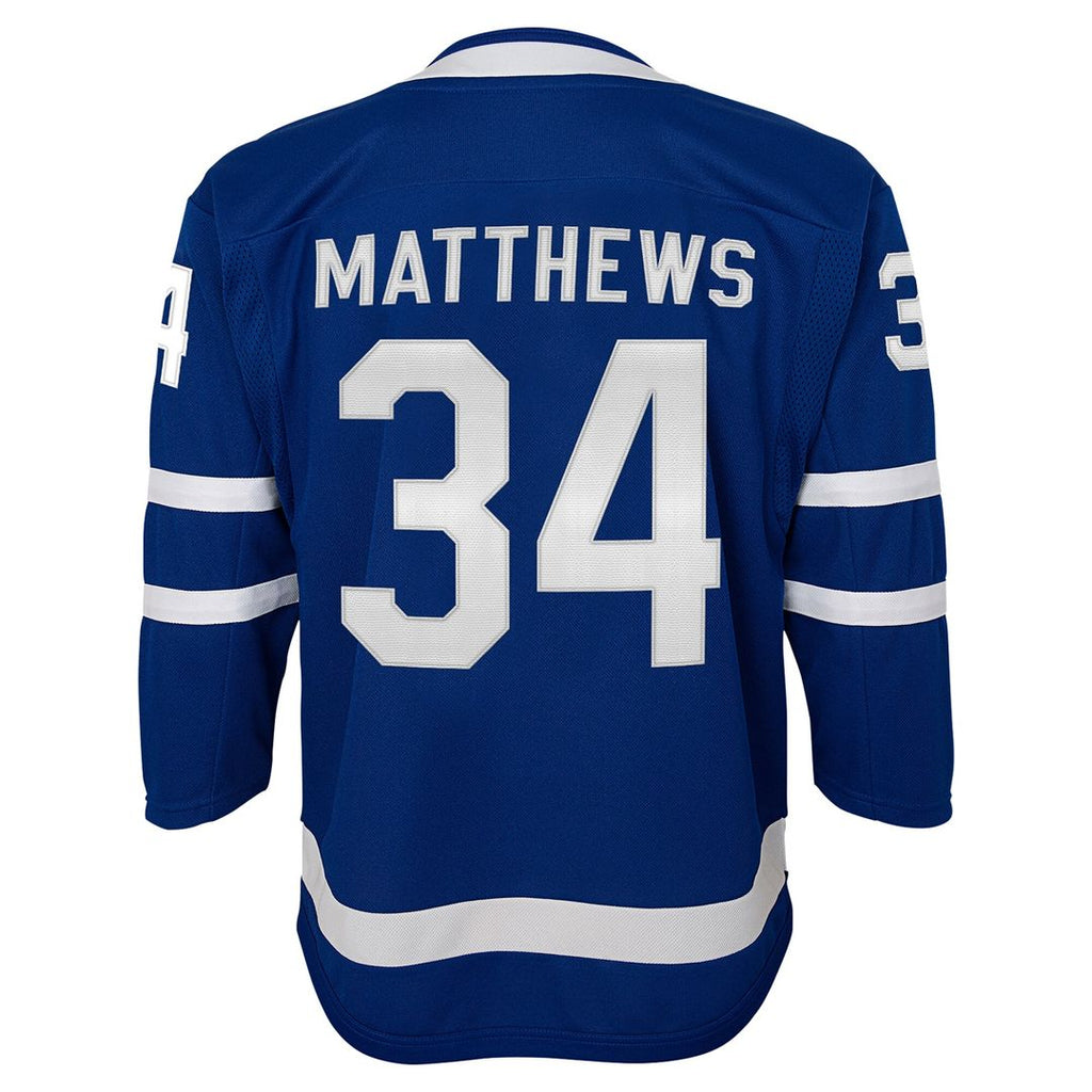 Auston Matthews Toronto Maple Leafs Youth Alternate Premier Player Jersey - Black