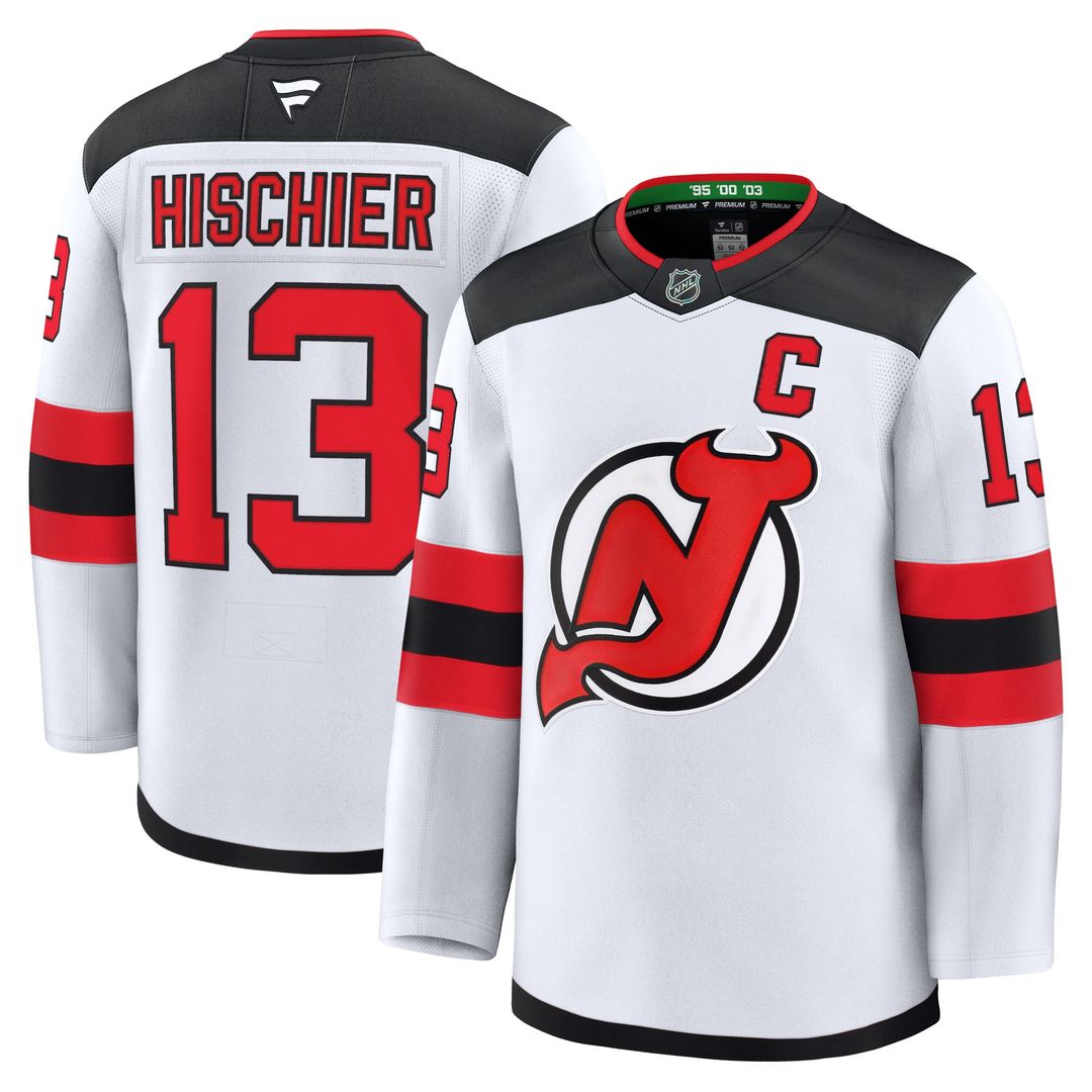 Nico Hischier New Jersey Devils Fanatics Alternate Premium Jersey - Black