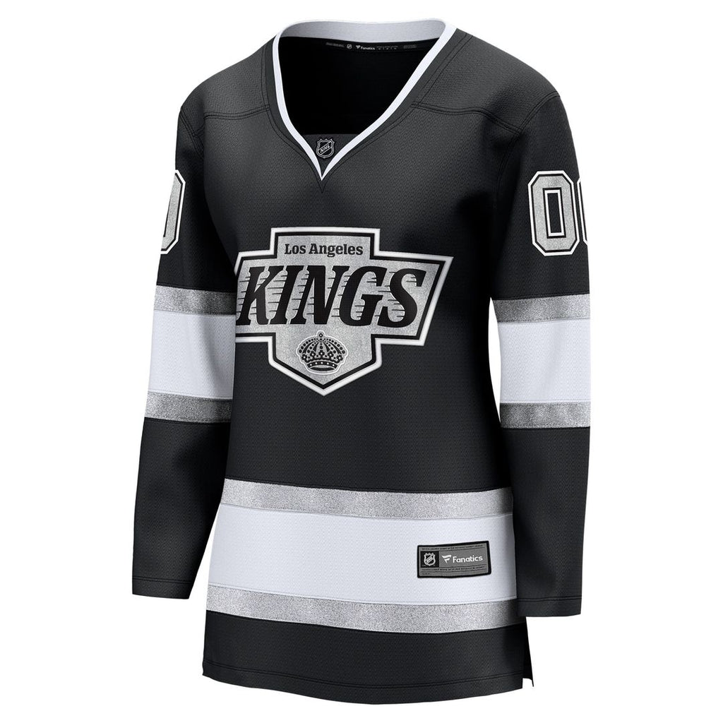 Los Angeles Kings Fanatics Women's Home Breakaway Custom Jersey - Black