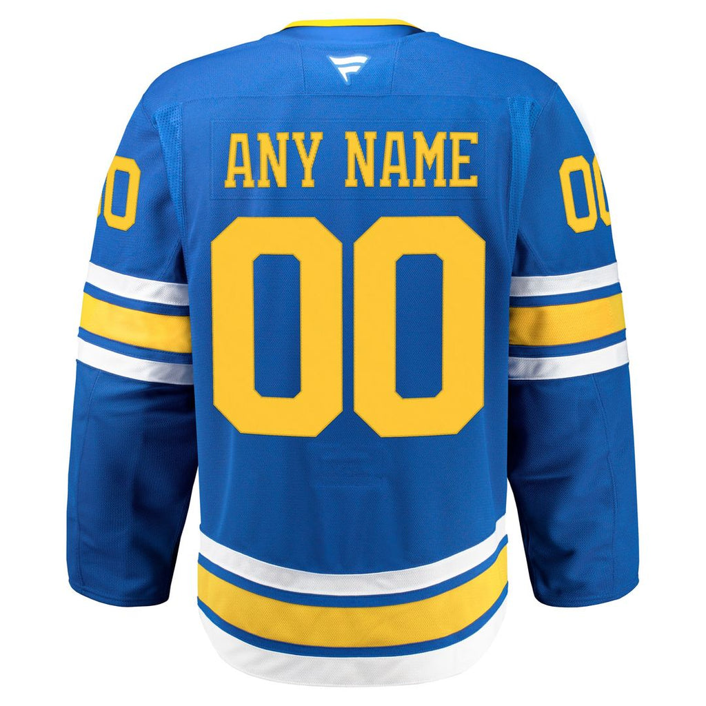St. Louis Blues Fanatics Away Authentic Pro Custom Jersey - White
