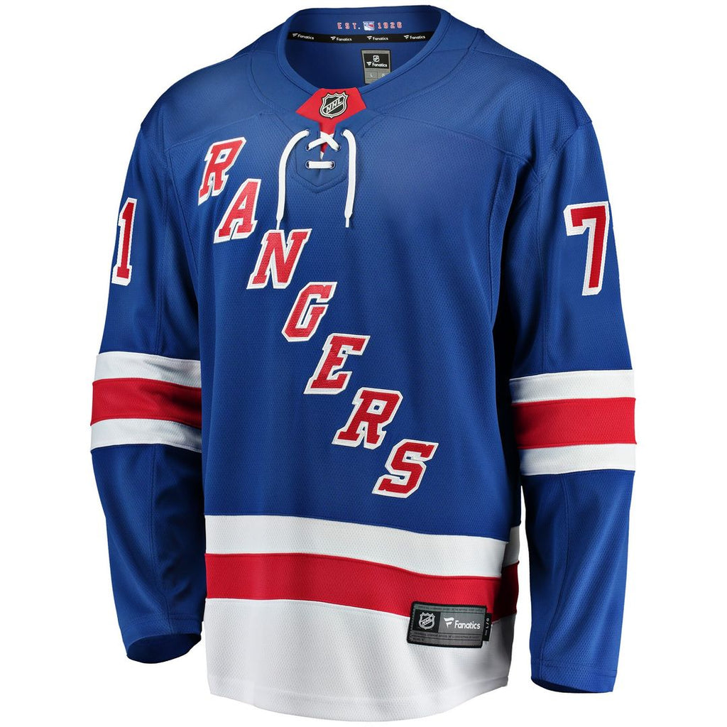 Juuso Parssinen New York Rangers Fanatics Home Breakaway Jersey - Blue