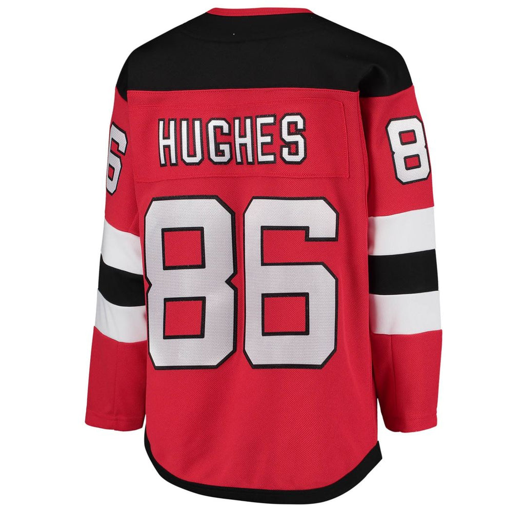 Jack Hughes New Jersey Devils Youth Alternate Premier Player Jersey - Black