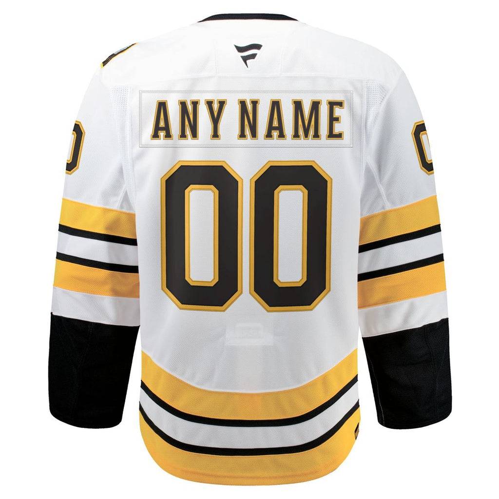 Boston Bruins Fanatics Home Authentic Pro Custom Jersey - Black