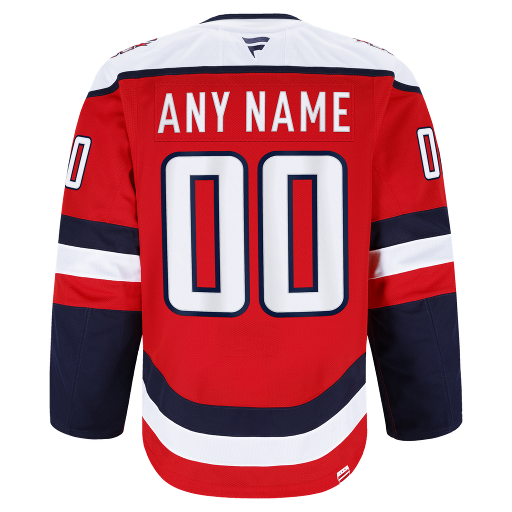 Washington Capitals Fanatics Alternate Authentic Pro Custom Jersey - Red