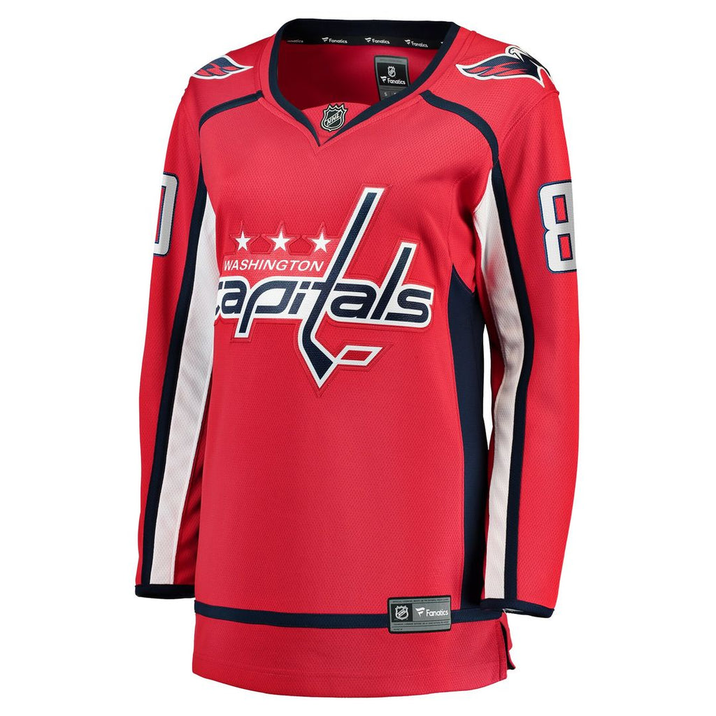 Pierre-Luc Dubois Washington Capitals Fanatics Women's Home Premier Breakaway Player Jersey - Red