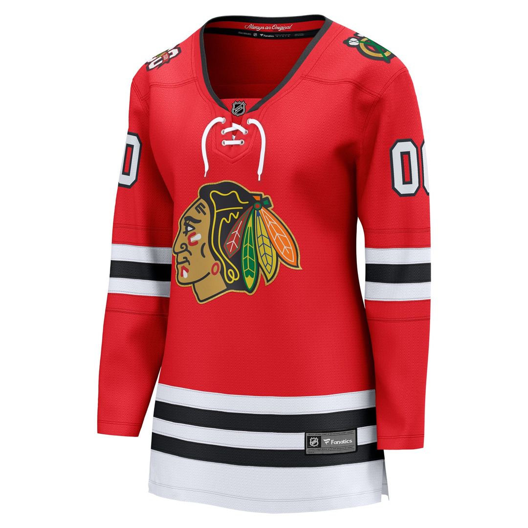 Chicago Blackhawks Fanatics Women's Centennial Breakaway Custom Jersey - Red