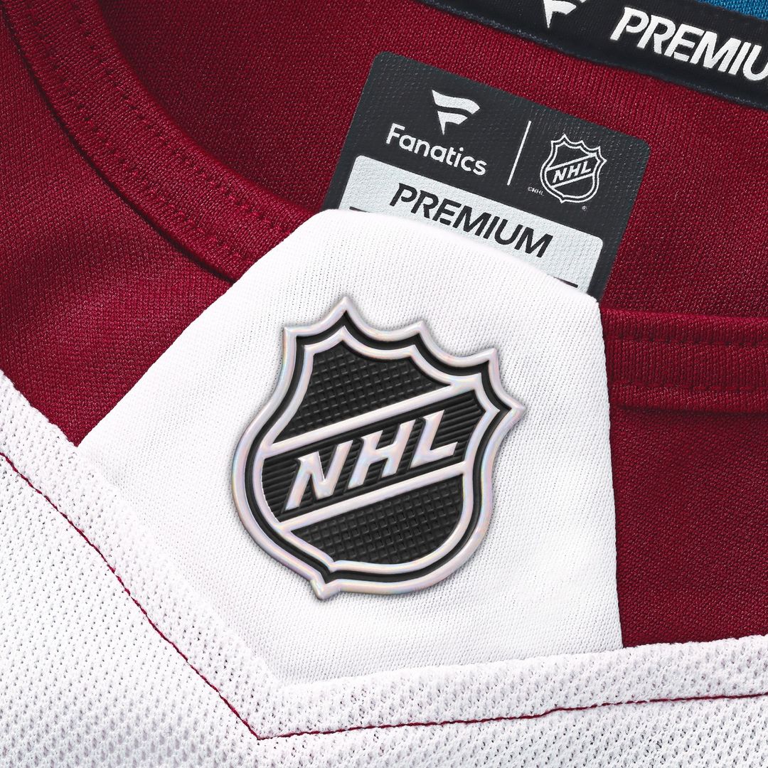 Colorado Avalanche Fanatics Away Premium Custom Jersey - White