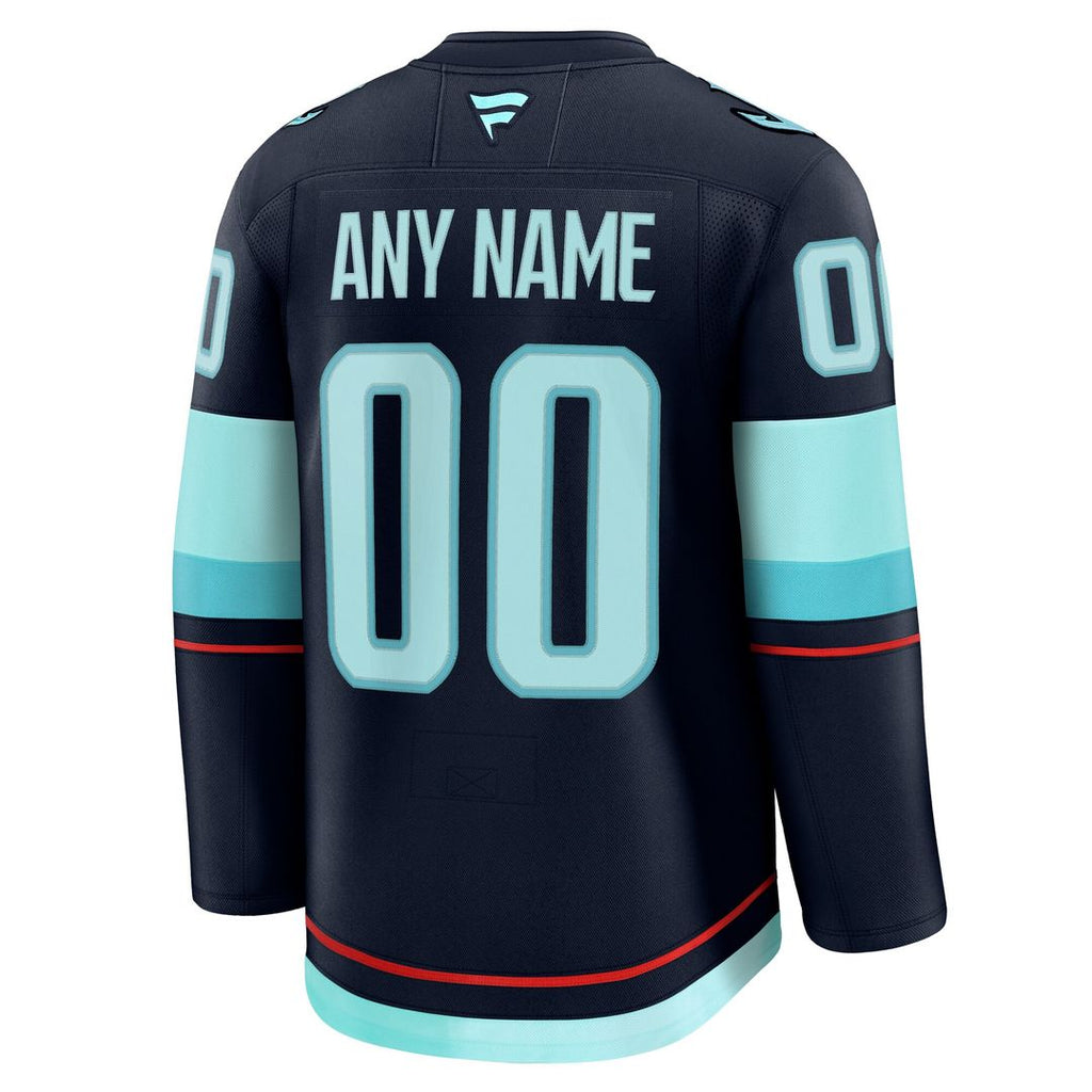 Seattle Kraken Fanatics Away Premium Custom Jersey - White