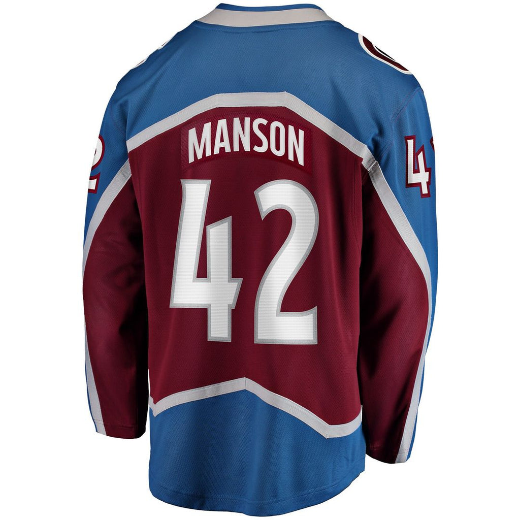 Josh Manson Colorado Avalanche Fanatics Home Breakaway Player Jersey - Burgundy