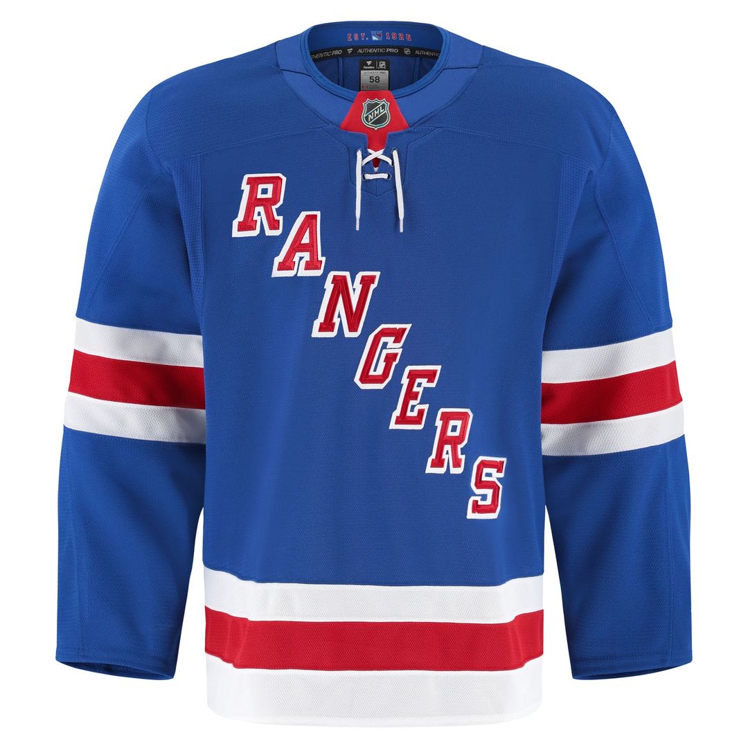 New York Rangers Fanatics Centennial Authentic Pro Jersey - Blue