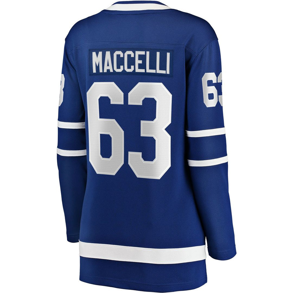 Matias Maccelli Toronto Maple Leafs Fanatics Women's Home Breakaway Jersey - Blue